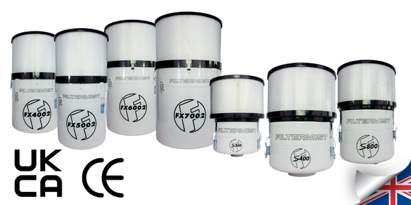 UKCA mark for Filtermist oil mist filters